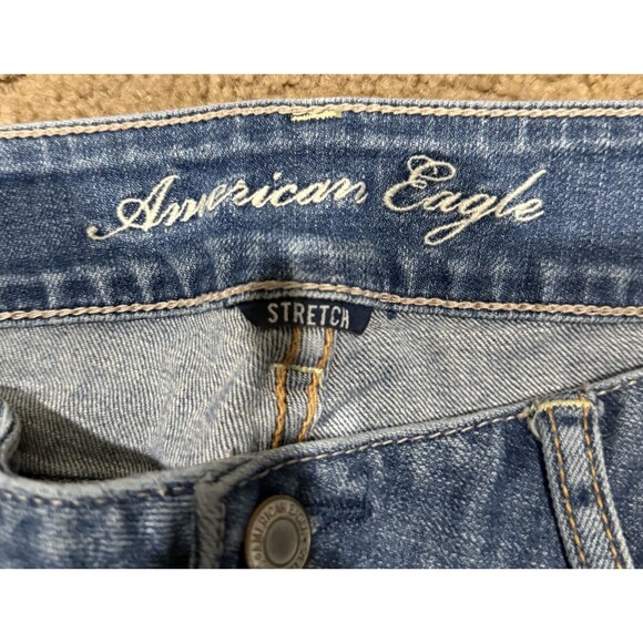 American Eagle Outfitters Women's Blue Boot Cut Jeans - Picture 4 of 9